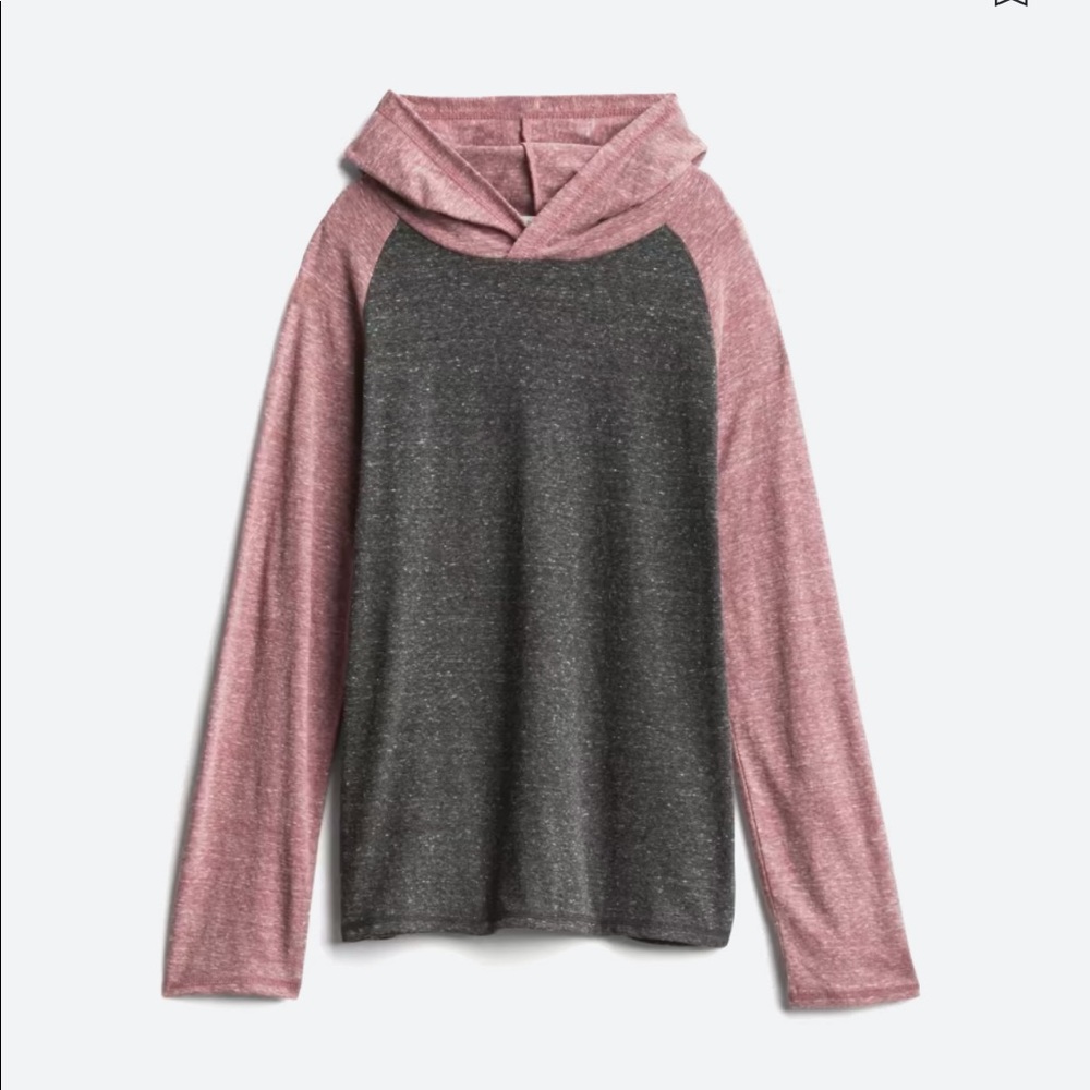Stitch Fix Long Sleeve Raglan Hoodie Tee SZ 6